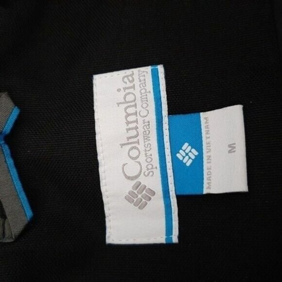 COLUMBIA Omni-Shield Jacket Coat w/ Hood Windbreaker Black Sz M - Picture 9 of 10